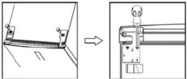 PROLINE DD254NFWH - INVERSION DU CÔTÉ D'OUVERTURE DES PORTES - 1