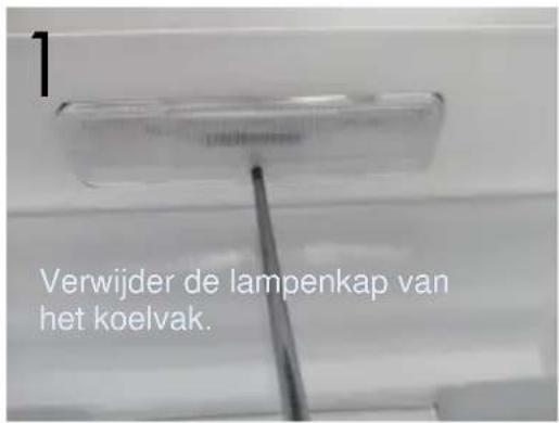 PROLINE DD254NFWH - Alvorens uw apparaat weg te gooien, maak de ledlamp los van uw apparaat. - 1
