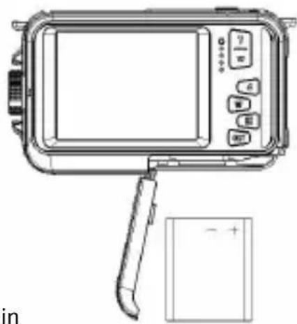 AGFA Realishot WP8000 - - InstallationLithiumbatterie - 1