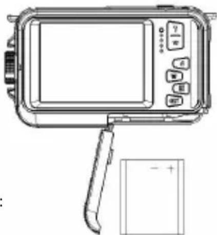 AGFA Realishot WP8000 - Lithiumbatteryinstallation - 1