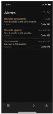 LA SOMMELIERE ECELLAR185 - Seite „BENACHRICHTIGUNGEN“ - 1
