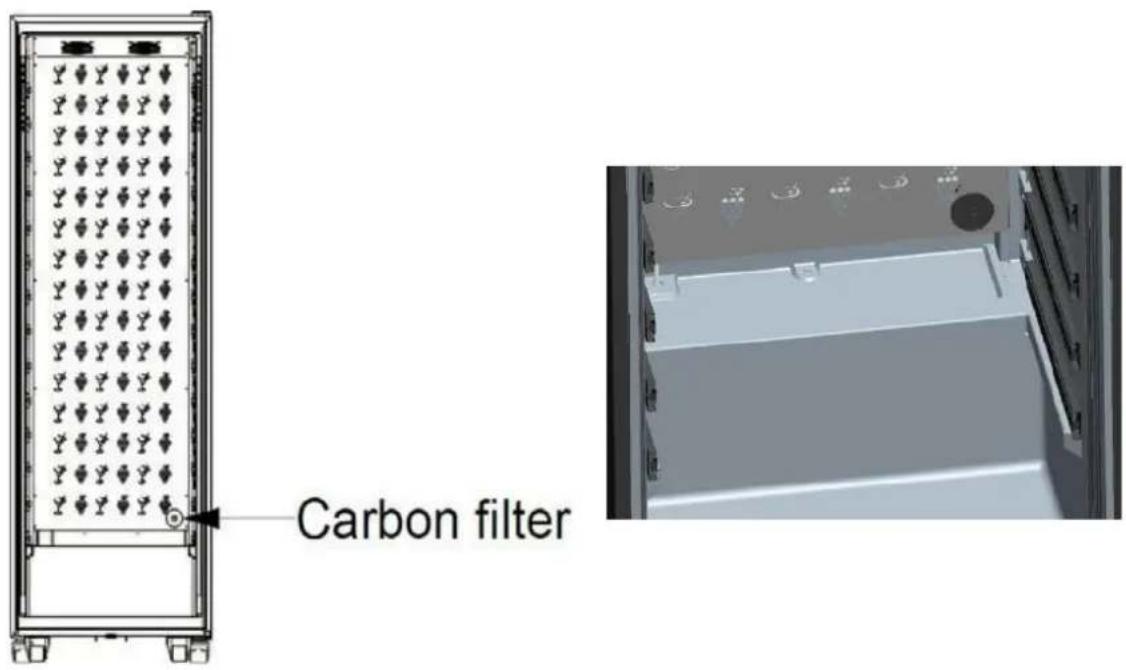 LA SOMMELIERE ECELLAR185 - Cambio del filtro de carbón - 1