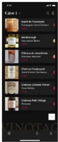 LA SOMMELIERE ECELLAR185 - Režim seznamu: - 1