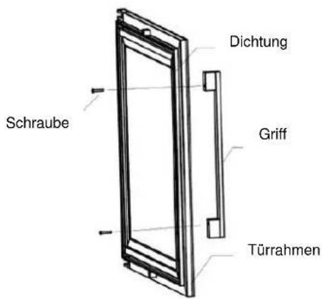 Schraube Dichtung Griff Türrahmen