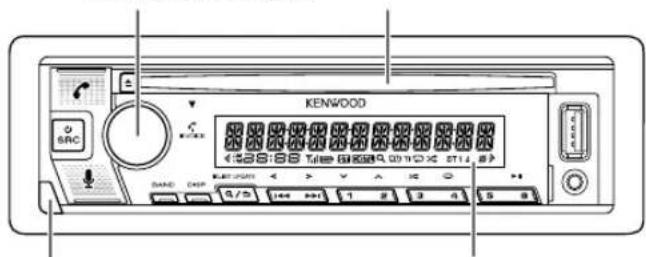 KENWOOD KDC-BT960DAB - Faceplate - 1