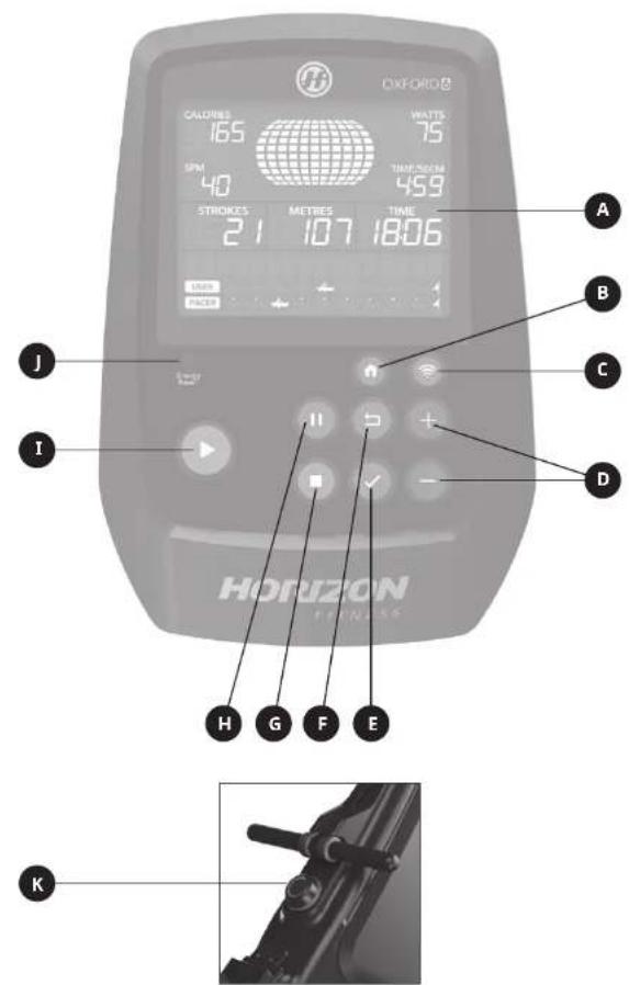 Horizon Fitness Oxford 6 - AUTO POWER ON/OFF - 3