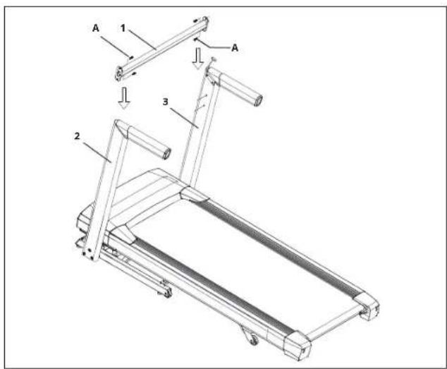 Horizon Fitness T202 - ASSEMBLAGE ÉTAPE 3 - 2