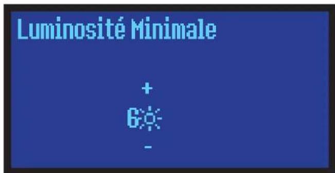 JUSTUS Canis XL II - « Min. Luminosité » (Luminosité de l'affichage) - 1