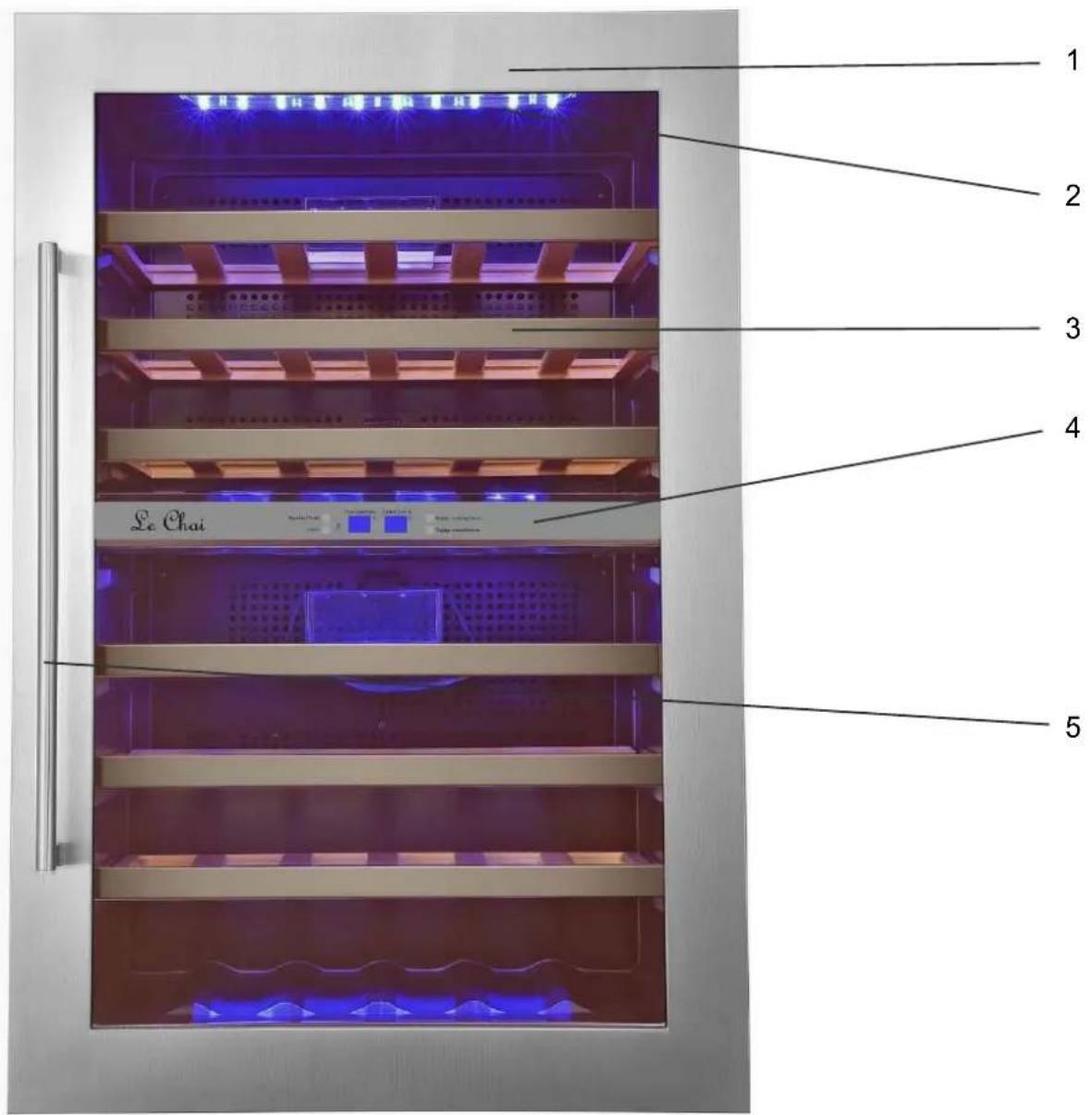 LE CHAI LMN245 - The cabinet is exclusively designed for storing wine. - 3