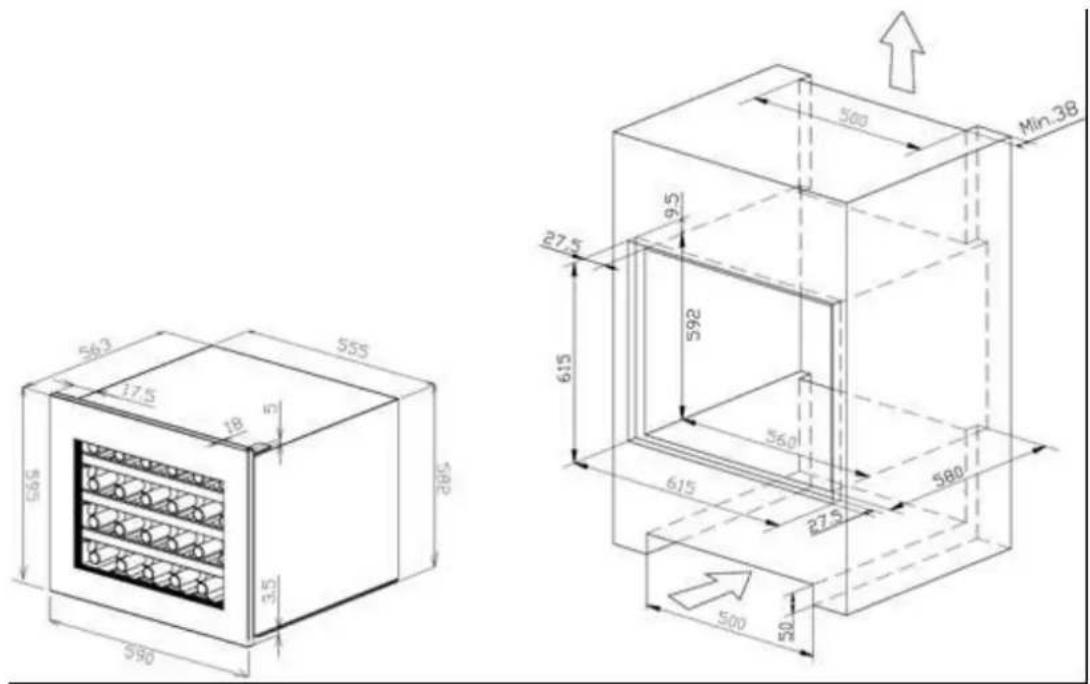 LE CHAI LB270 - Encastrement - 2