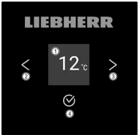 LIEBHERR WSbli 5231 GrandCru - Éléments de commande et d'affichage - 1