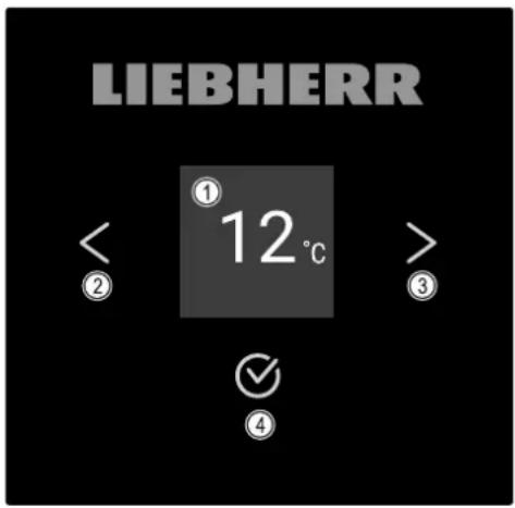 LIEBHERR WSbl 5001 GrandCru - Στοιχεία χειρισμού και ενδείξεων - 1