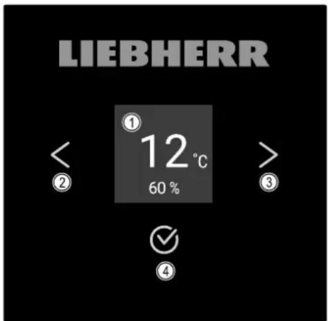 LIEBHERR WPbl 5001 GrandCru - Éléments de commande et d'affichage - 2