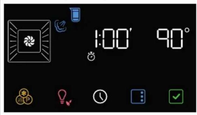 SMEG SO6102S3PB3 - Configuration d'une cuisson avec vapeur assistée - 5