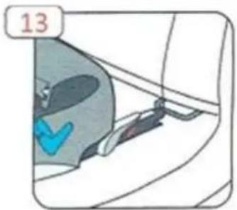 Bebebi myVARIO - FIXER LA BASE ISOFIX AVEC LES CROCHETS - 4