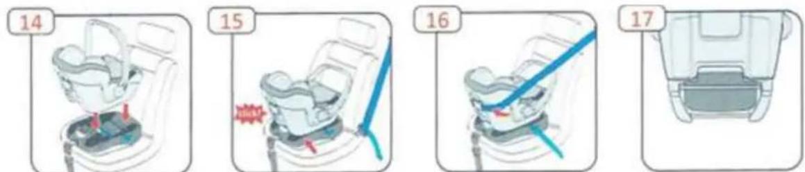 Bebebi myVARIO - ASSEMBLING THE CAR SEAT - 1
