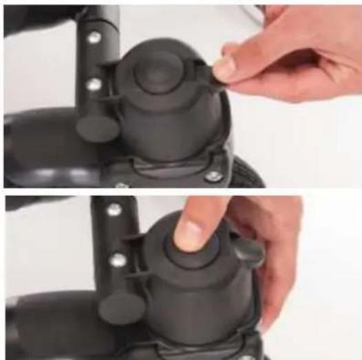 Bebebi myVARIO - DESBLOQUEO DE LAS RUEDAS GIRATORIAS - 1