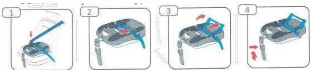 Bebebi myVARIO - ATTACCARE BASE ISOFIX CON SISTEMA DI CINGHIA - 1