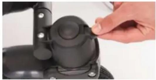 Bebebi myVARIO - UNLOCKING THE SWIVEL TIRES - 2