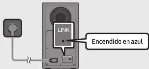 LINK Encendido en azul