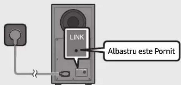 LINK Albastru este Pornit
