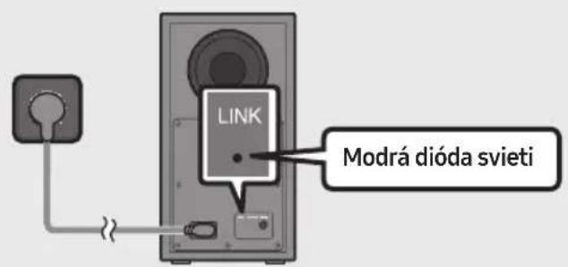 LINK Modrá dióda svieti