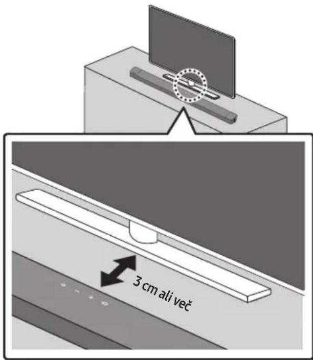 SAMSUNG HW-C430 - NAMEŠČANJE ZVOČNIKA SOUNDBAR NA STOJALO ZA TELEVIZOR - 1