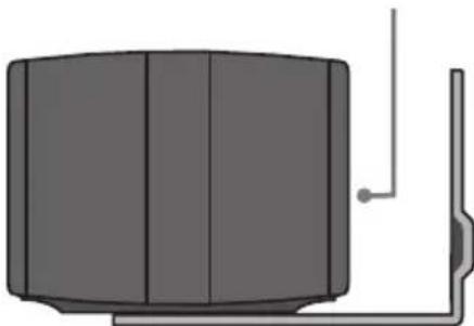 SAMSUNG HW-C430 - Coloque o Guia de suporte de parede encostado à superfície da parede. - 6