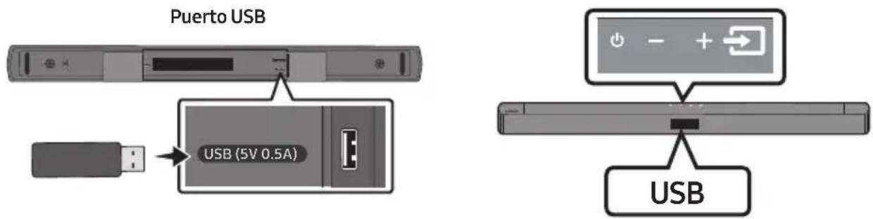 SAMSUNG HW-C430 - CONEXIÓN DE UN DISPOSITIVO DE ALMACENAMIENTO USB - 1