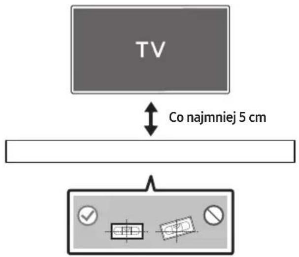 TV Co najmniej 5 cm