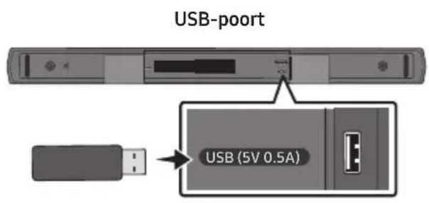 USB-poort USB (5V 0.5A)