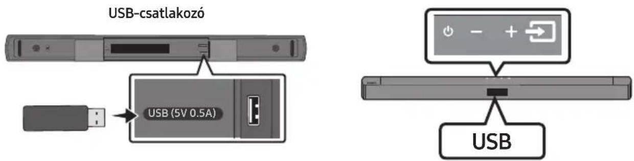 SAMSUNG HW-C430 - USB TÁROLÓESZKÖZ CSATLAKOZTATÁSA - 1