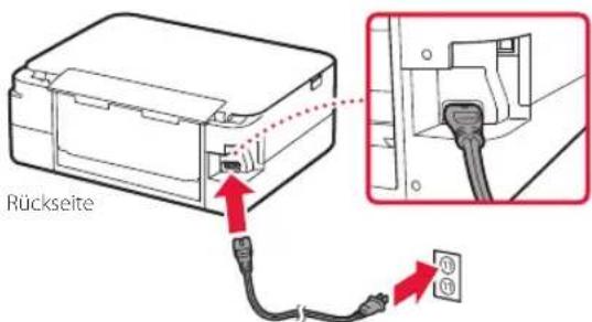 CANON Pixma TS5351A - Einschalten des Druckers - 1