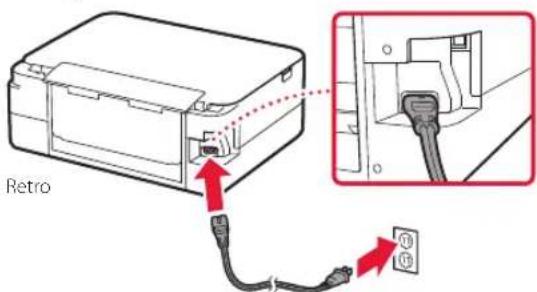 CANON Pixma TS5351A - Accensione della stampante - 2