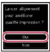 CANON Pixma TS5351A - Appuyez sur le bouton OK. - 1
