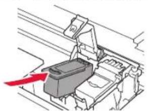 CANON Pixma TS5351A - Setzen Sie die farbige FINE-Patrone in die FINE-Patronen-Halterung ein. - 1