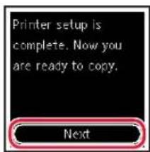 CANON Pixma TS5351A - Drucken Sie die Taste OK. - 1
