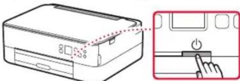 CANON Pixma TS5351A - Slå på skriveren - 2