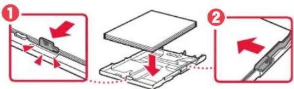CANON Pixma TS5351A - Coloque o papel. - 1