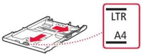 CANON Pixma TS5351A - Slide apart the paper guides. - 1