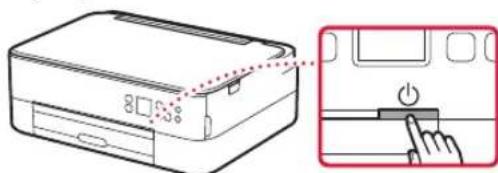 CANON Pixma TS5351A - Slå på skrivaren - 4