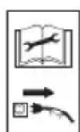 Grizzly EGT 1545 - Symbols on the implement - 7