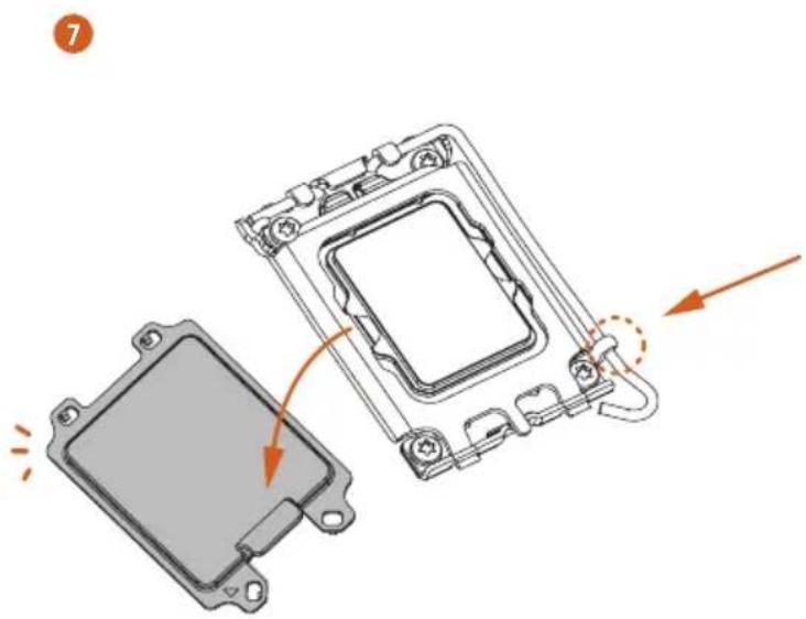 ASROCK B660M-ITX/eDP - Installing the CPU - 8