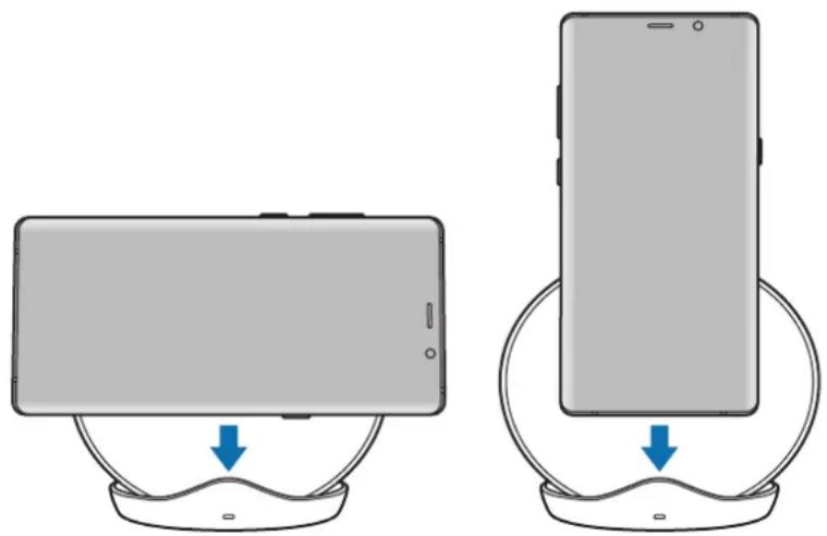 SAMSUNG EP-N5105 - Колдаулы мобильді кұрылғыны телефон тұғырына қойыңыз. - 1