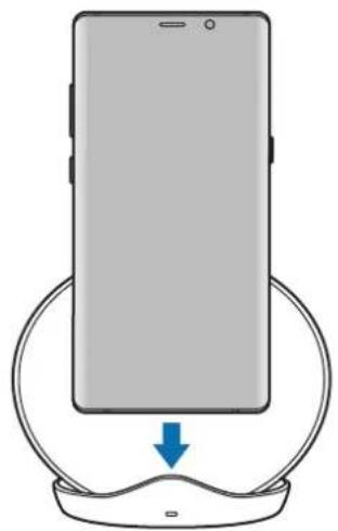 SAMSUNG EP-N5105 - Plasser en mobilenhet som støttes, på telefonstativet. - 1