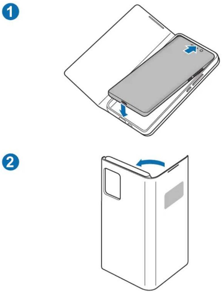 SAMSUNG EF-NG998 - Zakładanie i zdejmowanie etui LED View Cover - 1