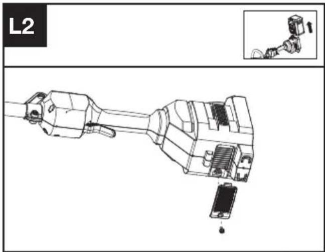 KRESS KC100.9 - Cleaning the air filter (See Fig. L1, L2) - 2