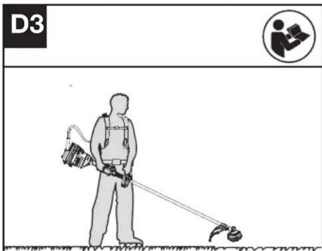 KRESS KC100.9 - Ligar ao arnês da mochila (Ver a Fig. D3) - 1
