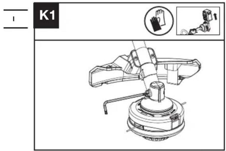 KRESS KC100.9 - Lubrificazione del riduttore (Vedi Fig. K1, K2) - 1
