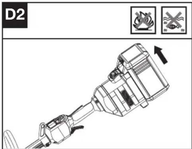 KRESS KC100.9 - Como Retirar Ou Instalar O Conjunto De Baterias (Veja Figura. D1, D2) - 2